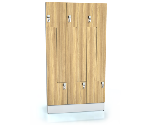 Premium lockers Z-shaped doors ALFORT DD 1920 x 1050 x 520